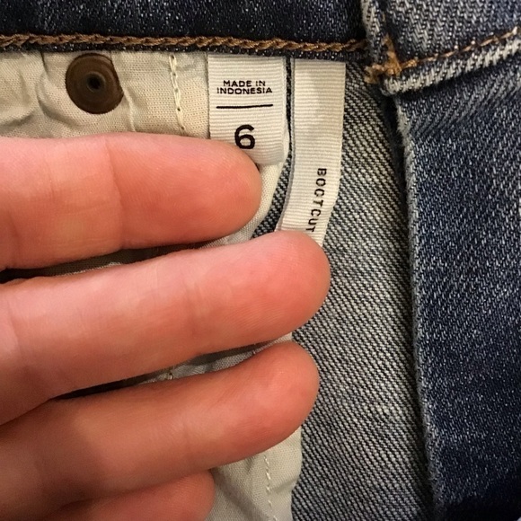 LOFT Outlet 6 Bootcut Mid Rise Women’s Jeans Stretch - Picture 11 of 12